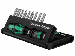 Wera Kraftform Kompakt 10 Screwdriver Bit Set £29.99